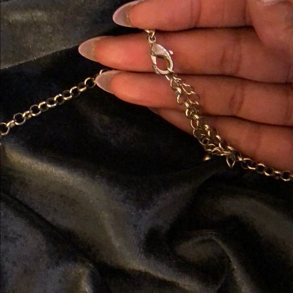 Teal large statement necklace - Picture 3 of 5